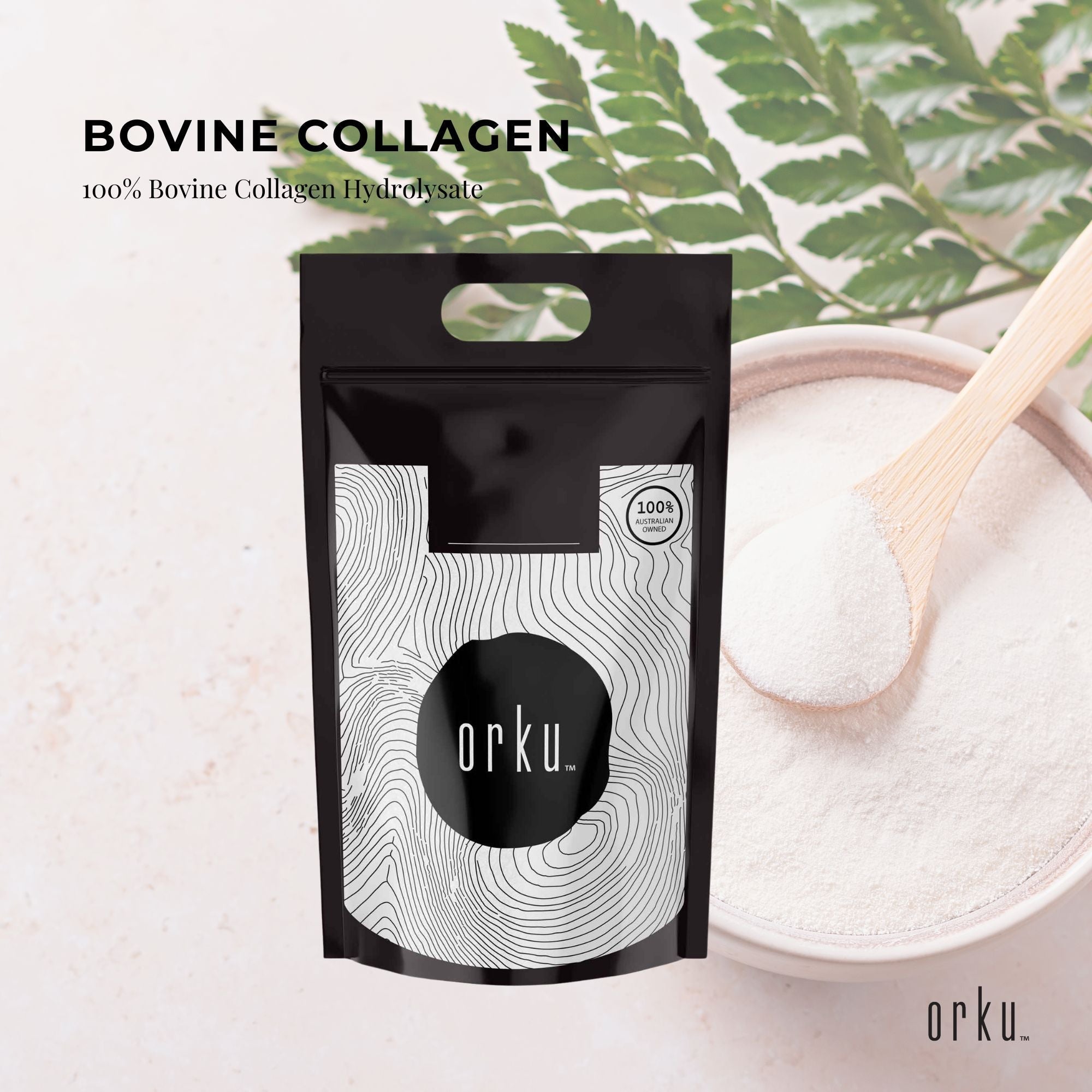 NNEDSZ 10Kg Collagen Powder - Bovine Hydrolysate Protein Peptide Supplement Unflavoured